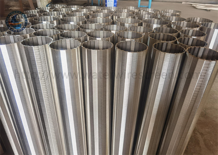 25 - 1027 mm 砂フィルターのための直径井戸のワイヤーによって包まれたスクリーン