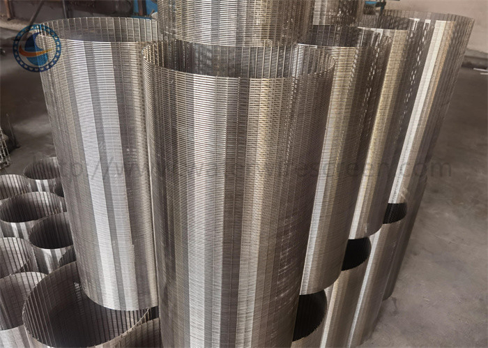 25 - 1027 mm 砂フィルターのための直径井戸のワイヤーによって包まれたスクリーン