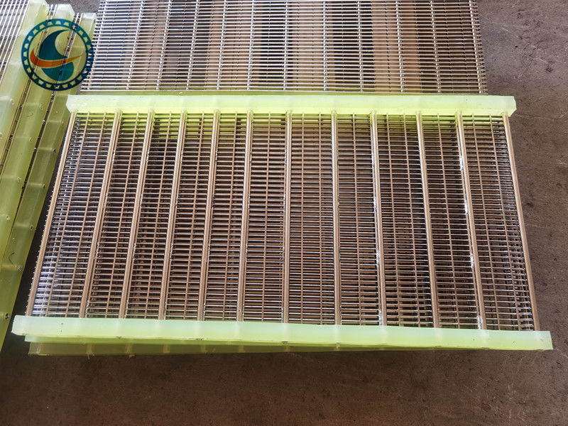 食品過濾のためのステンレススチール304スロット1.7mmクエッジワイヤスクリーンパネル