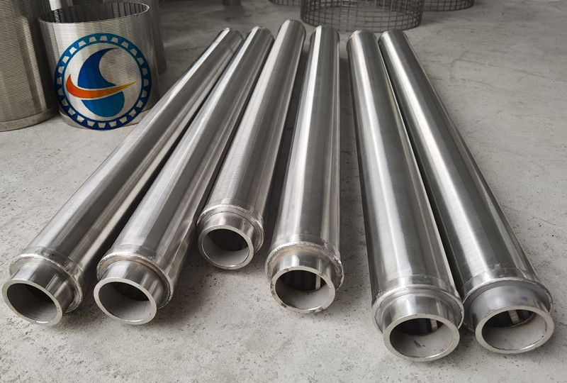 OD 2-3/8インチ スロット100μm SS304 ジョンソン型ウェッジワイヤースクリーンフィルター