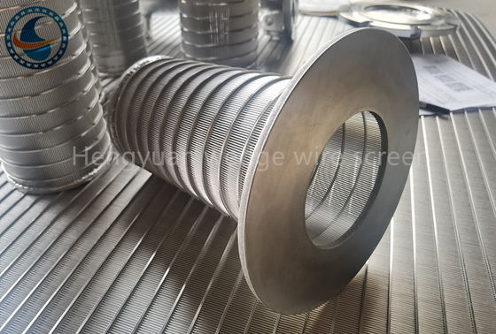 自動下水フィルターのためのステンレス鋼180mm Diaのくさびの金網スクリーン