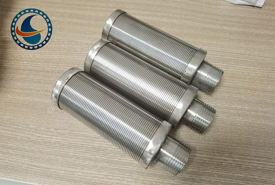 SS304 ストッドベース連続スロット クイージワイヤスクリーンパイプ