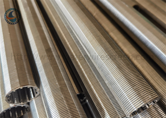 25-3200ミクロンの評価の25mm-1027mm傷つけられたくさびワイヤー フィルタ・ガーゼ